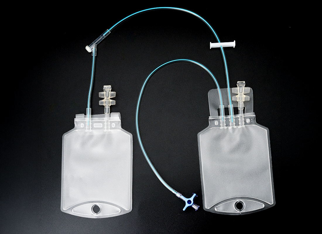 Double blood bags